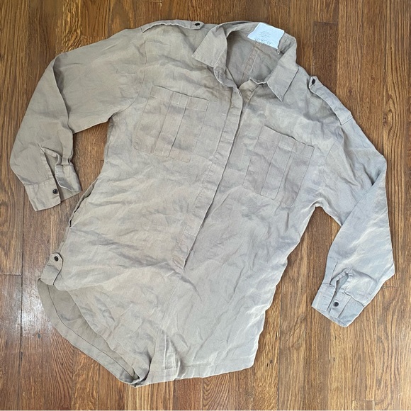 Acacia Linen Nash Romper - Picture 2 of 6